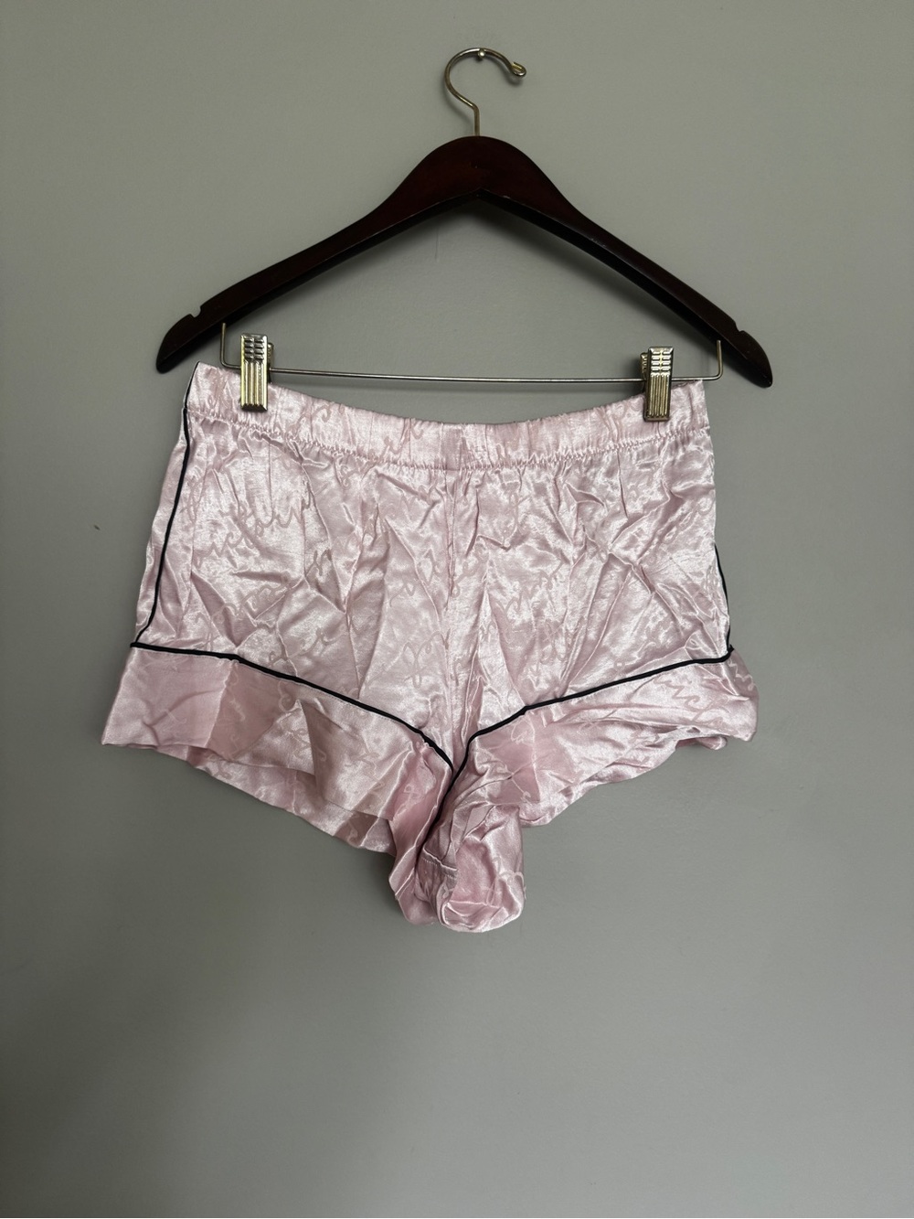 Victoria's Secret Pink Sleep Shorts with Black Piping